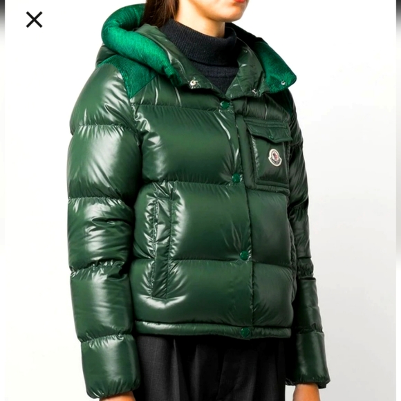 Moncler Green Hooded Down Jacket Sz US Medium/Small - Picture 13 of 16